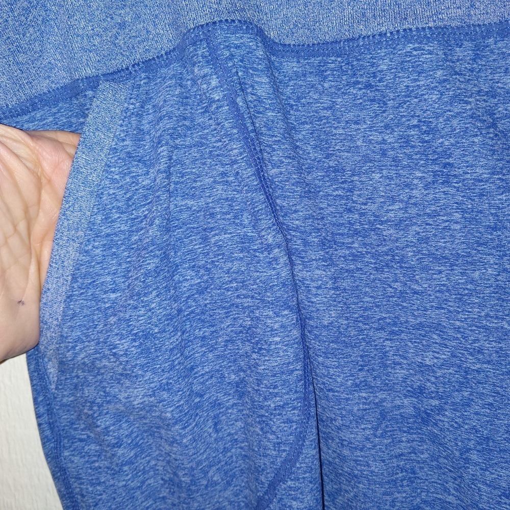 Zella Jogger Pants Womens 2X Blue Heathered Activewear Pockets High Rise - Picture 3 of 7